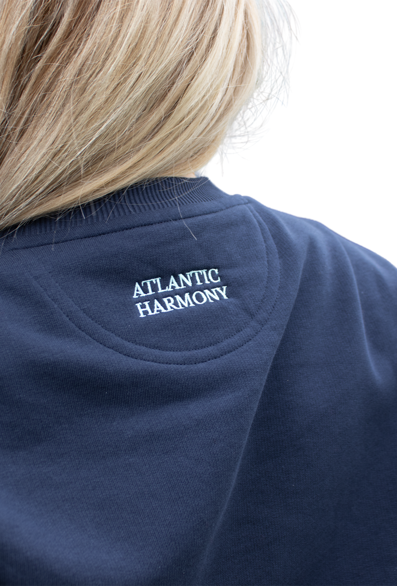 You Are Capable” Sweatshirt – Navy with Mint Embroidery