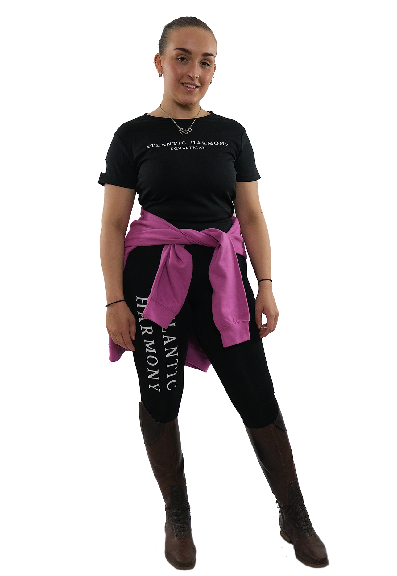 Jet Black Equestrian Riding T-Shirt