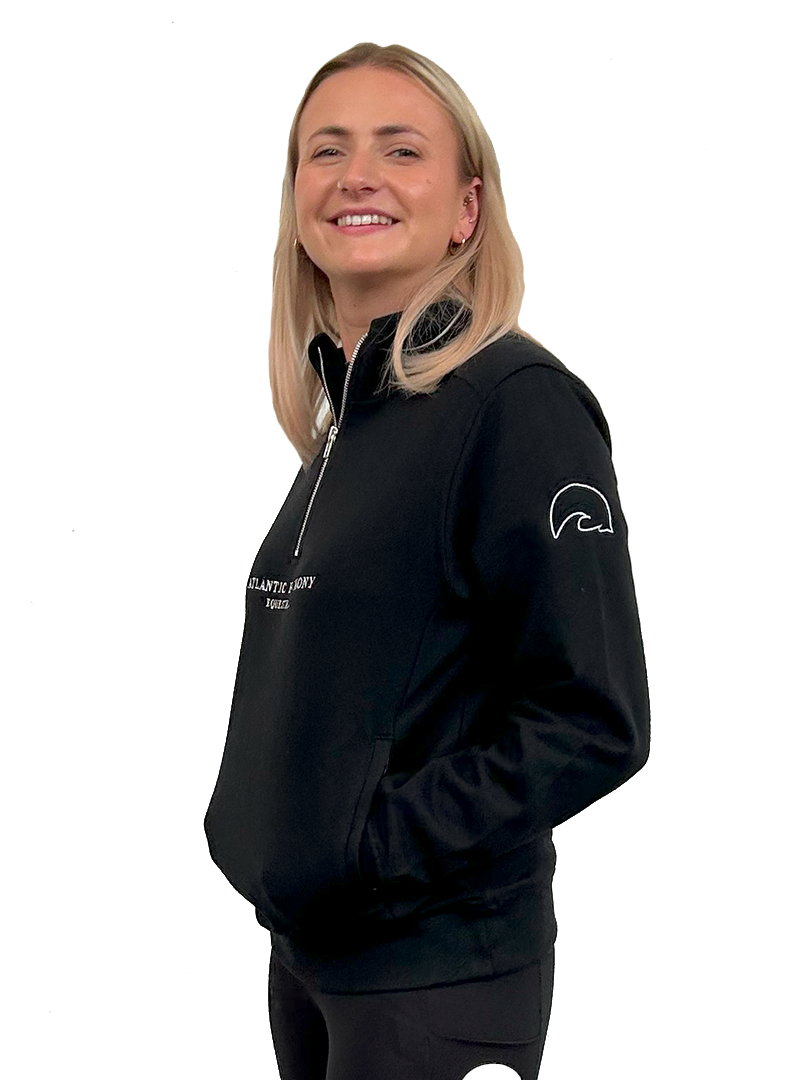 Black 1/4 Zip Sweatshirt