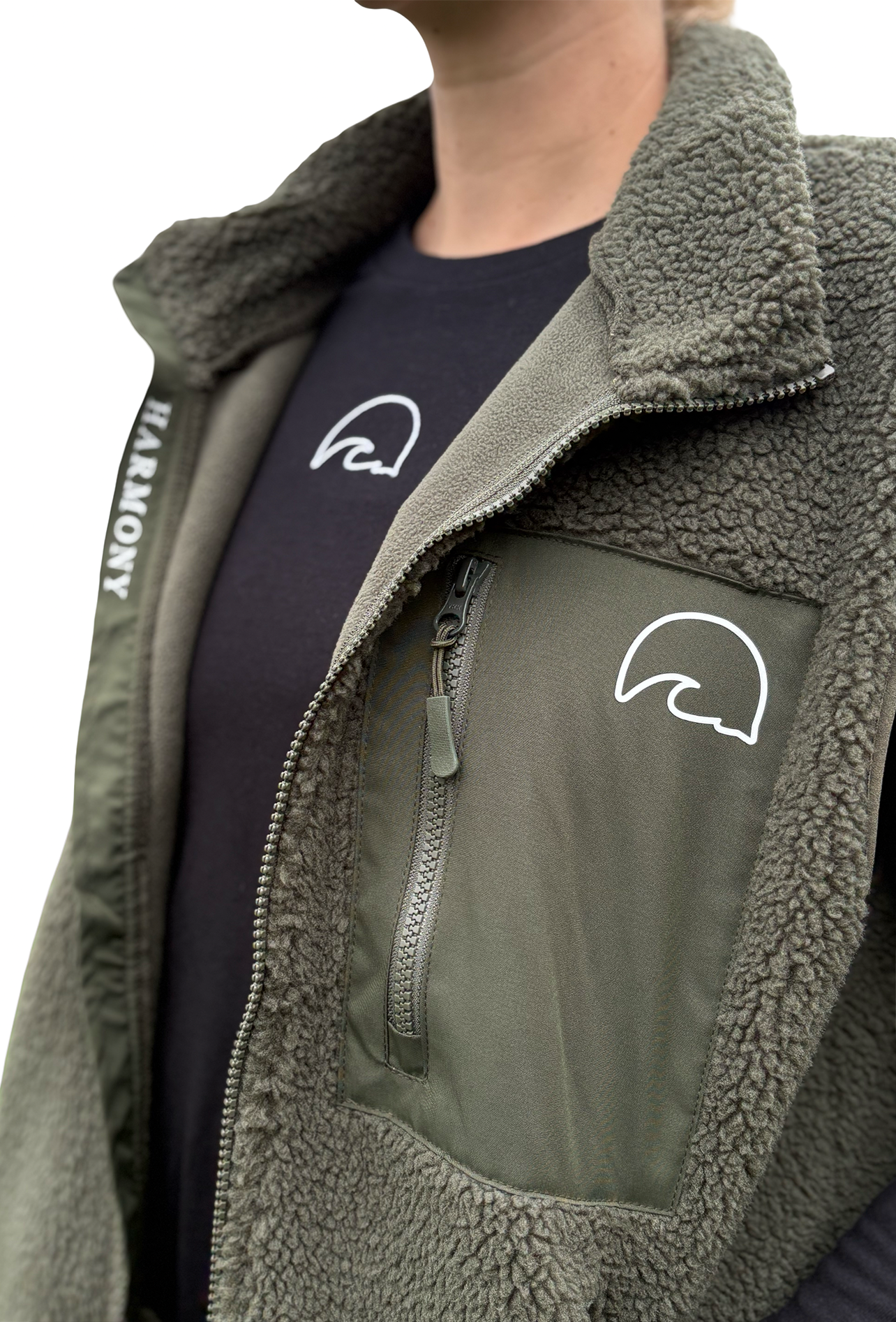 Green Borg Fleece Gilet