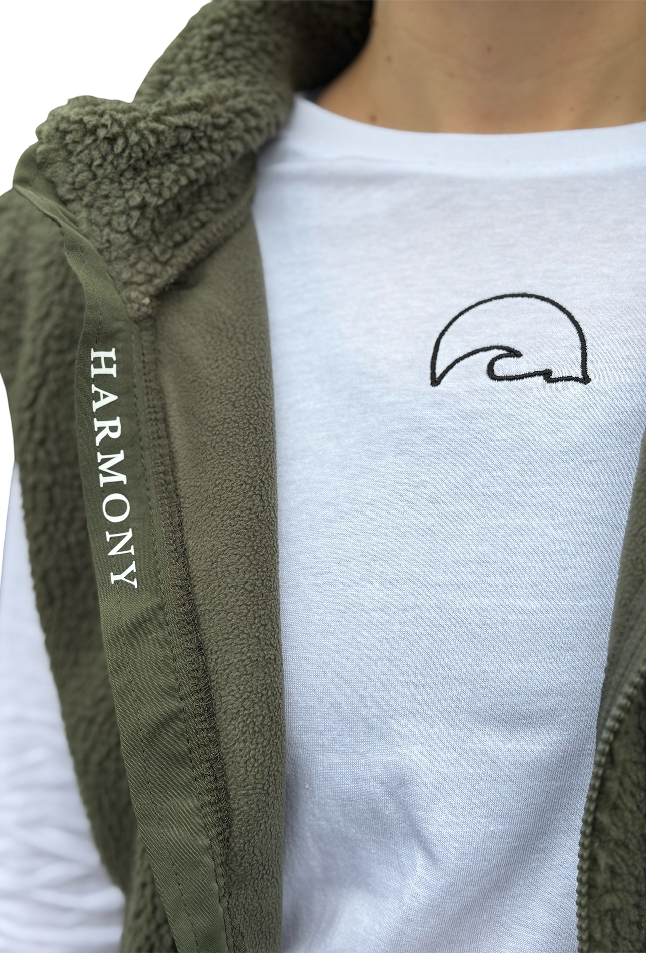 Green Borg Fleece Gilet