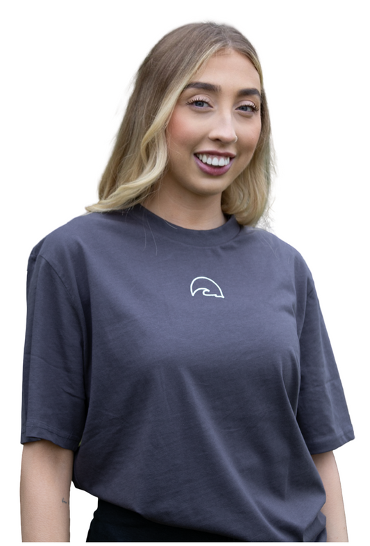 Grey Harmony Graphic Tee Shirt