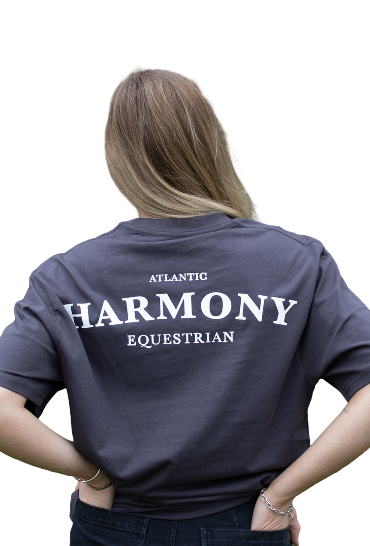 Grey Harmony Graphic Tee Shirt