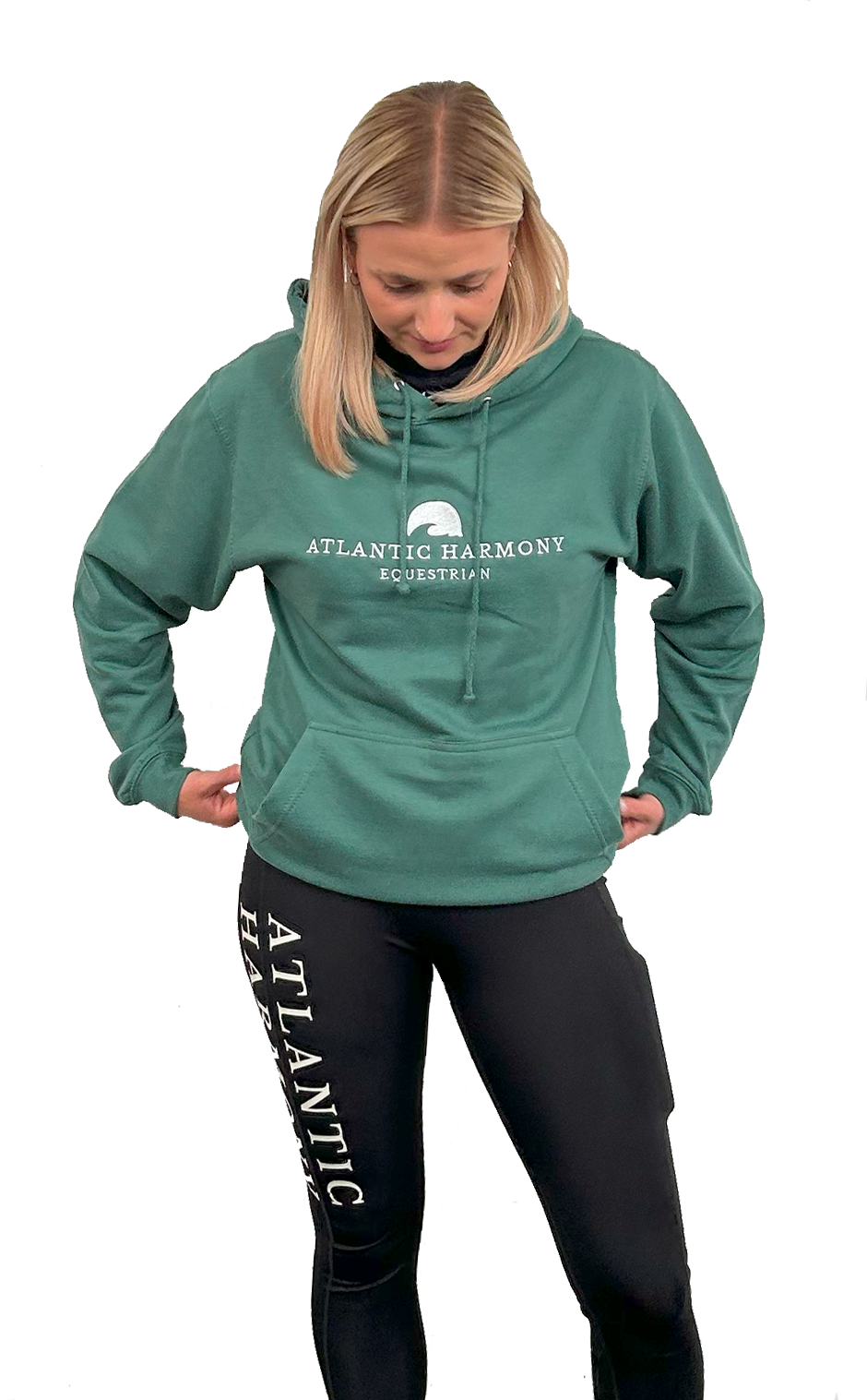 Sea Green Equestrian Hoodie