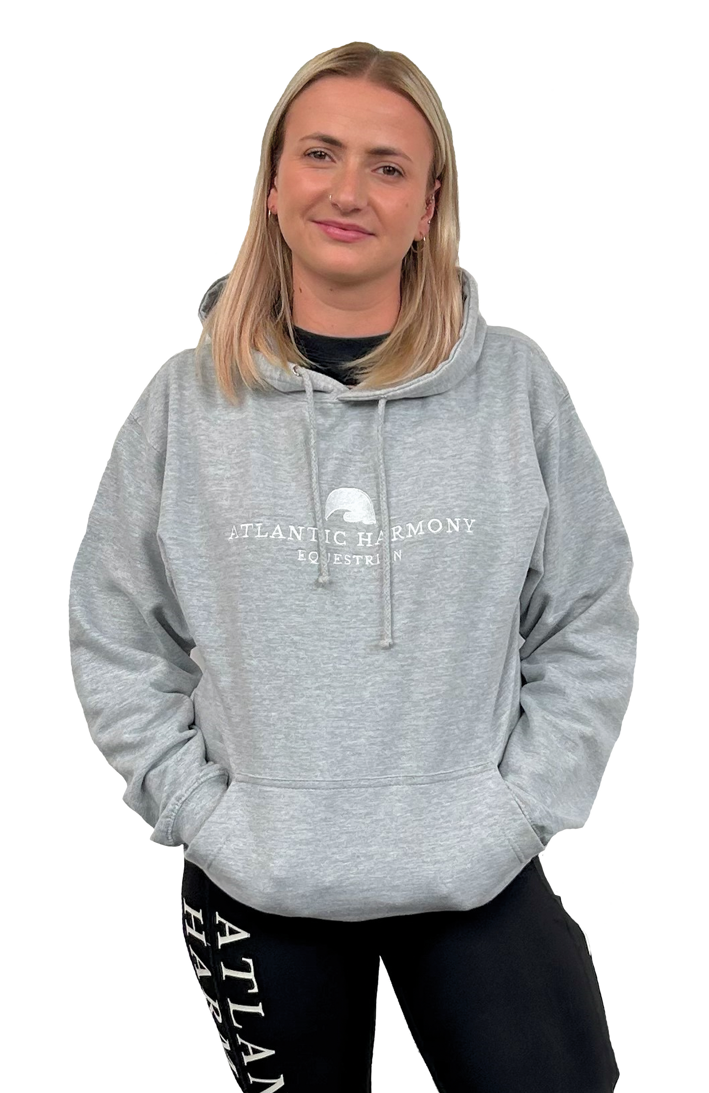 Grey Equestrian Hoodie