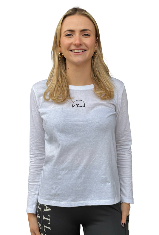 White Long Sleeve Tee